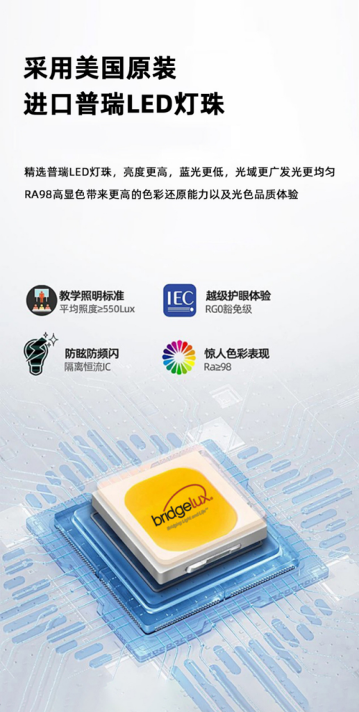 PAKSTEEL护眼灯大路灯儿童学习专用卧室阅读画画立式全光谱落地灯2